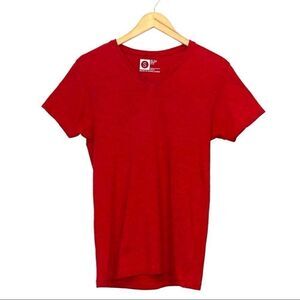 Primark men's Red V Neck Slim Fit T Shirt US Small